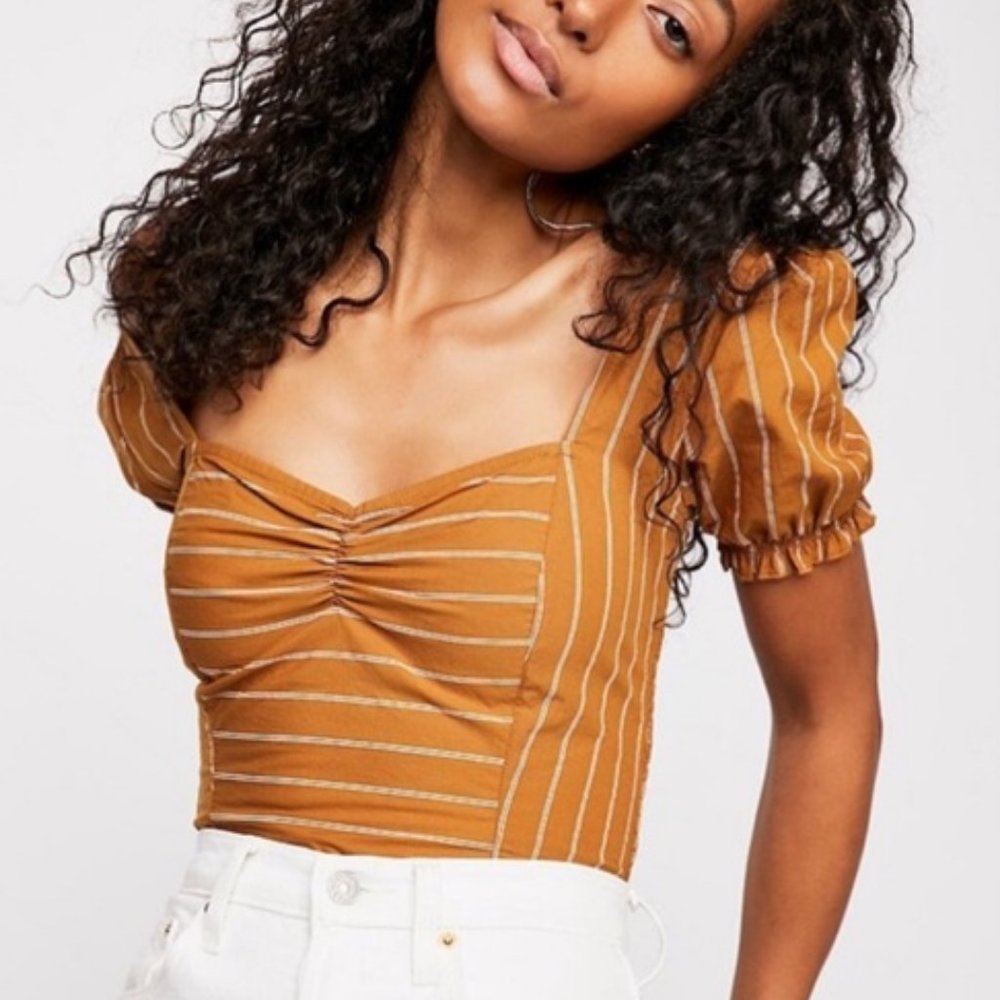 Free People Rose Garden Crop Top